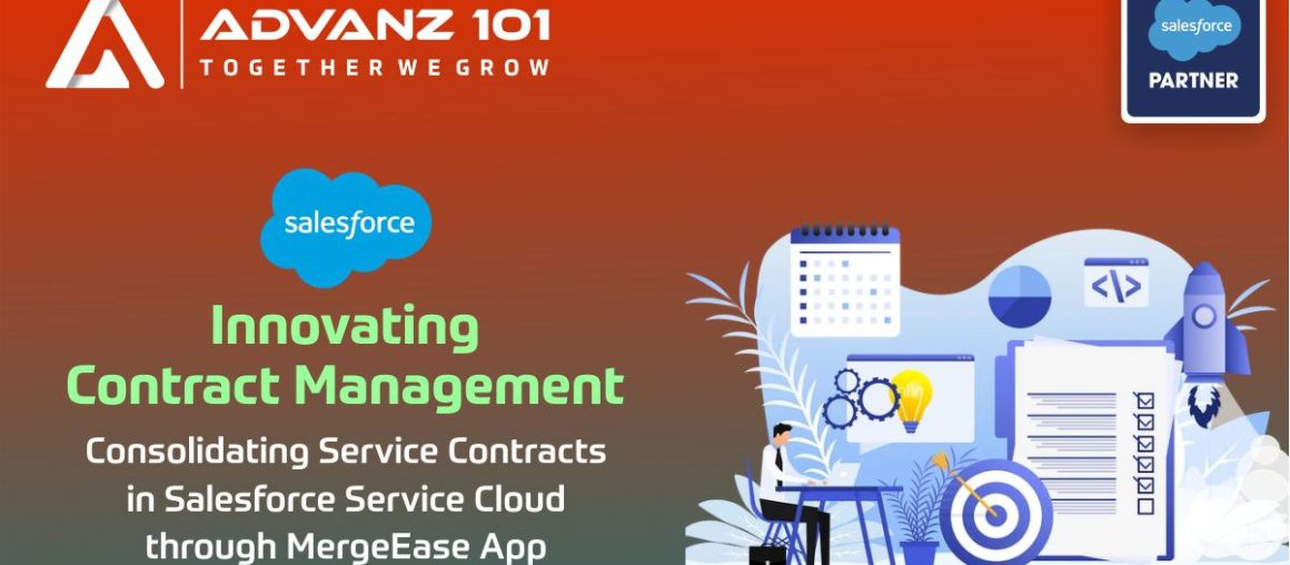 Innovating Contract Management: Consolidating Service Contracts in Salesforce Service Cloud through MergeEase App